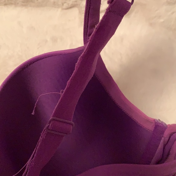 46C Cacique lightly lined purple bra - Picture 3 of 4